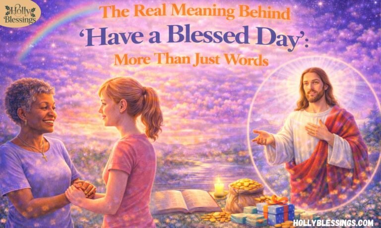 The Real Meaning Behind 'Have a Blessed Day': More Than Just Words