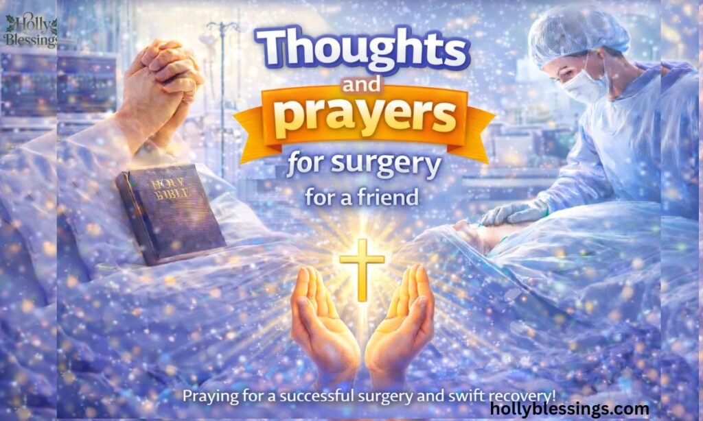 Thoughts and Prayers for Surgery for a Friend