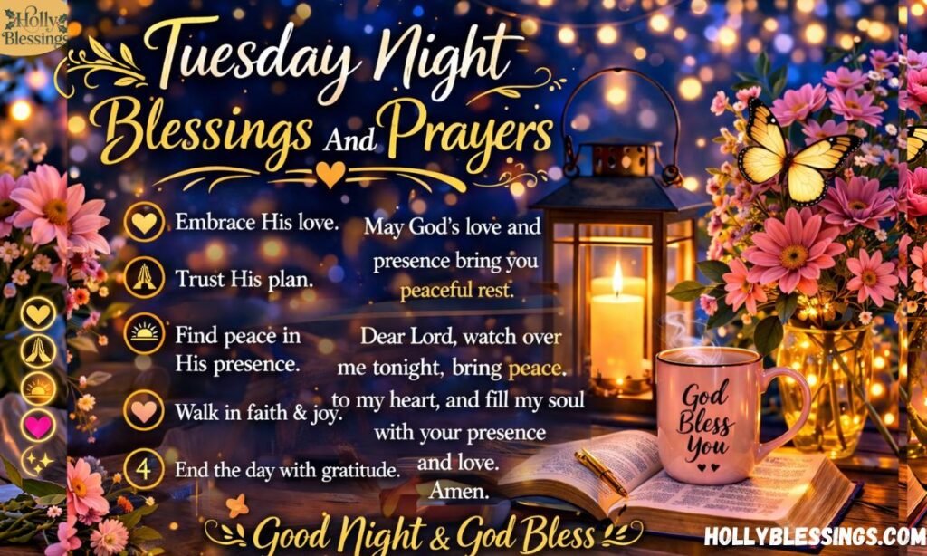 Tuesday Night Blessings And Prayers