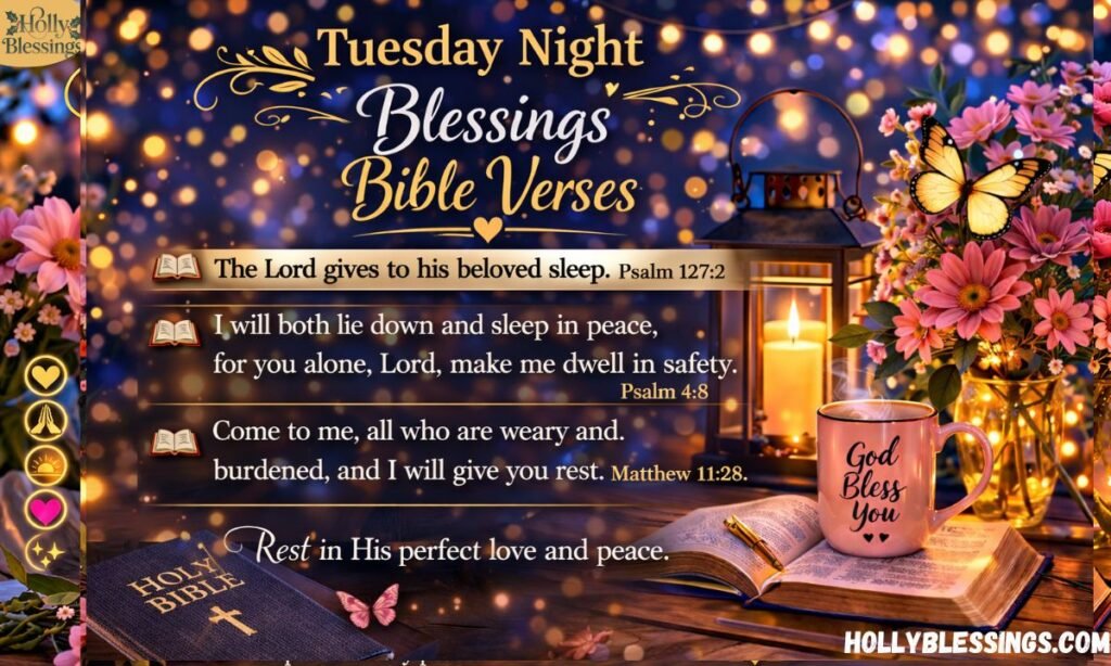 Tuesday Night Blessings Bible Verses