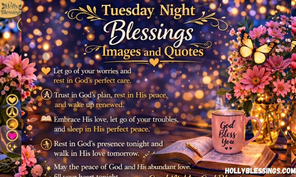 Tuesday Night Blessings Images and Quotes