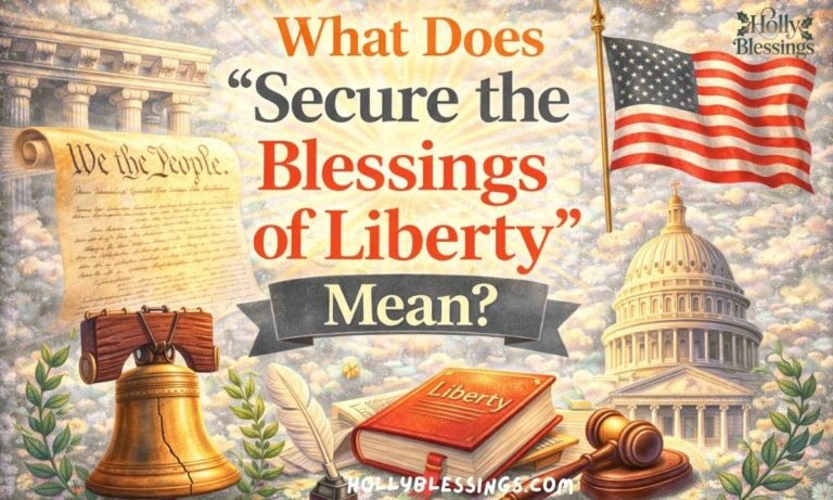 What Does Secure the Blessings of Liberty Mean