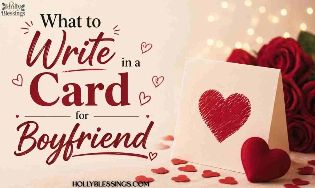 What to Write in a Card for Boyfriend