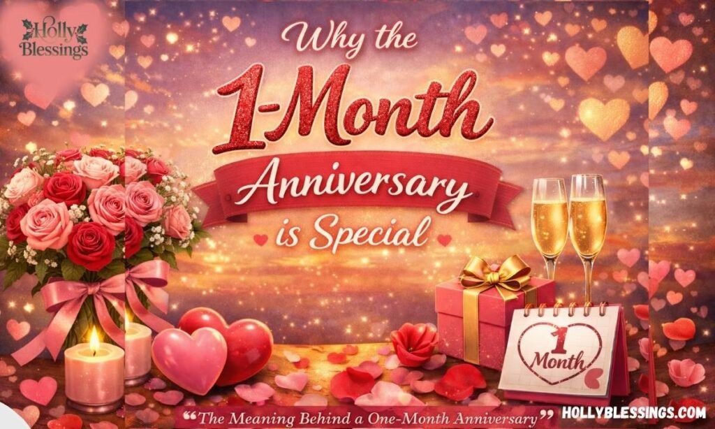 Why the 1-Month Anniversary is Special