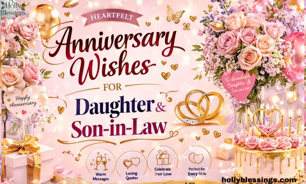 Anniversary Wishes for Daughter and Son-in-Law