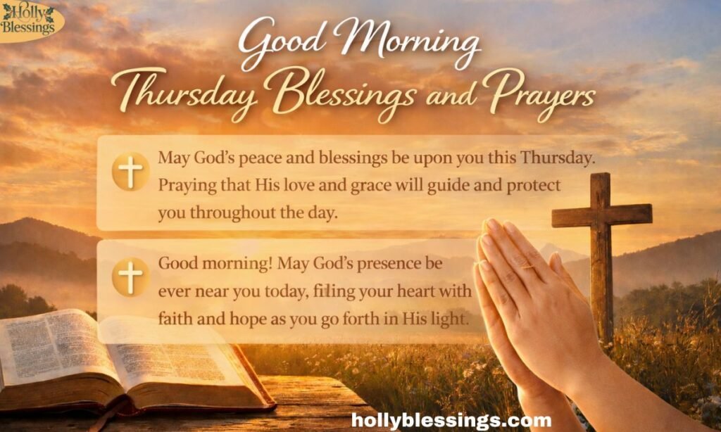 Good Morning Thursday Blessings and Prayers