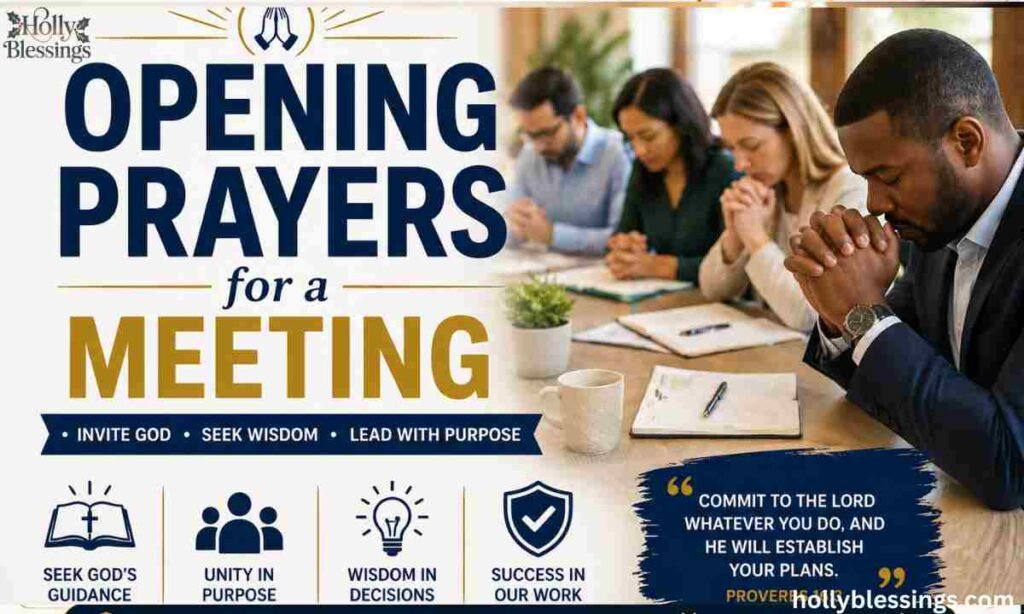 Opening Prayers for a Meeting