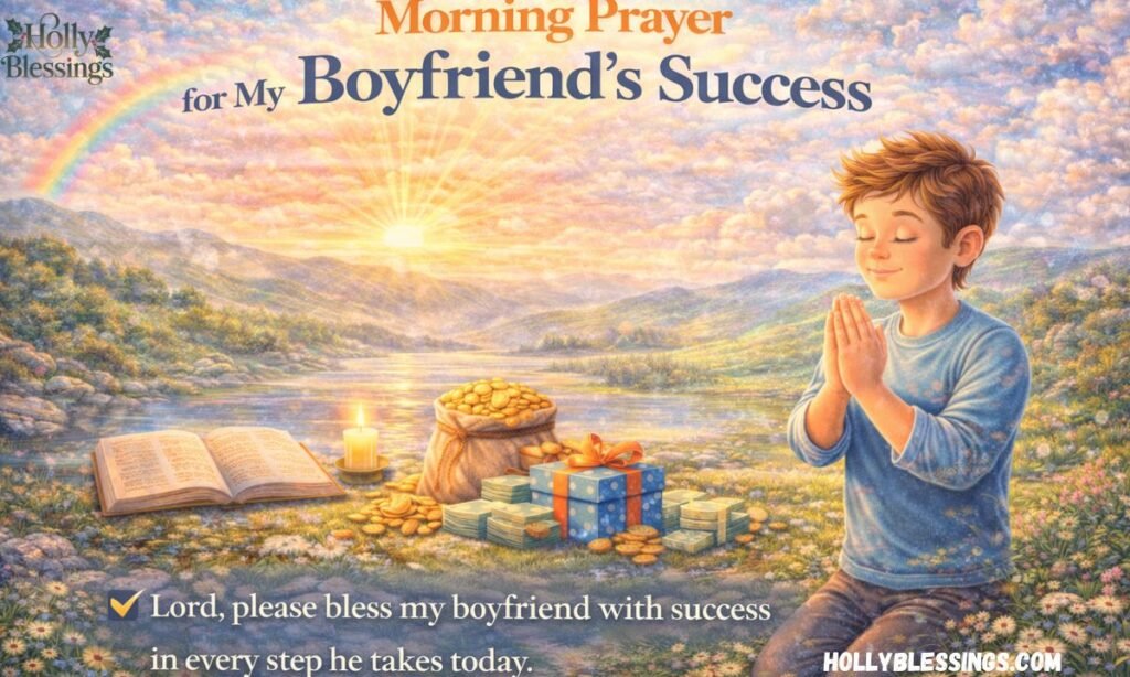 Morning Prayer for My Boyfriend's Success