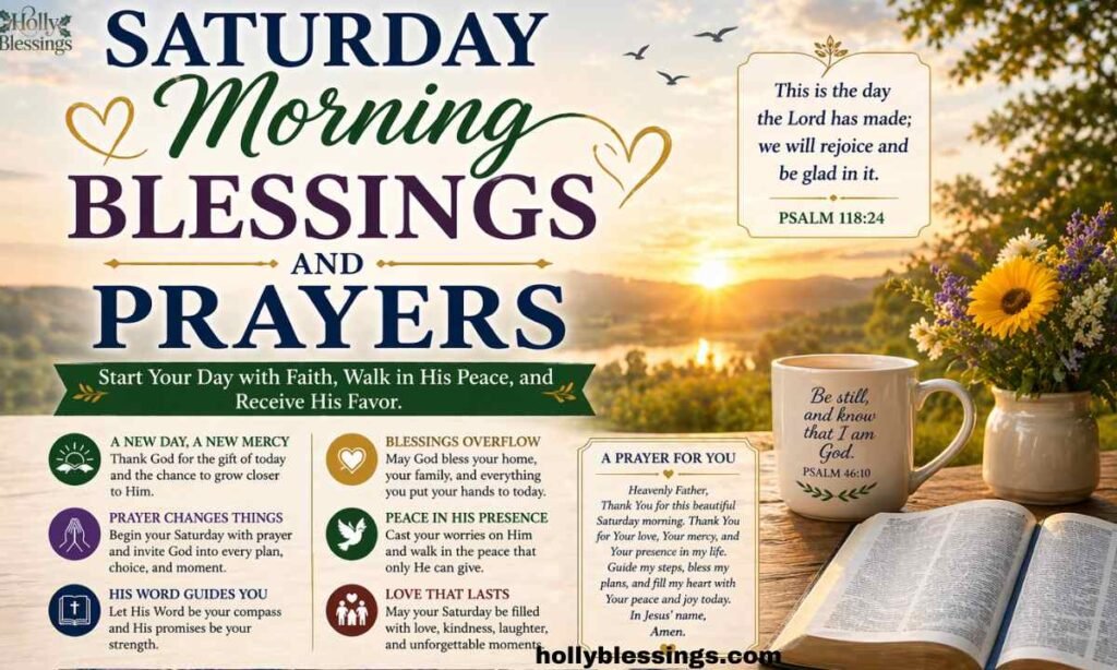 Saturday Morning Blessings and Prayers