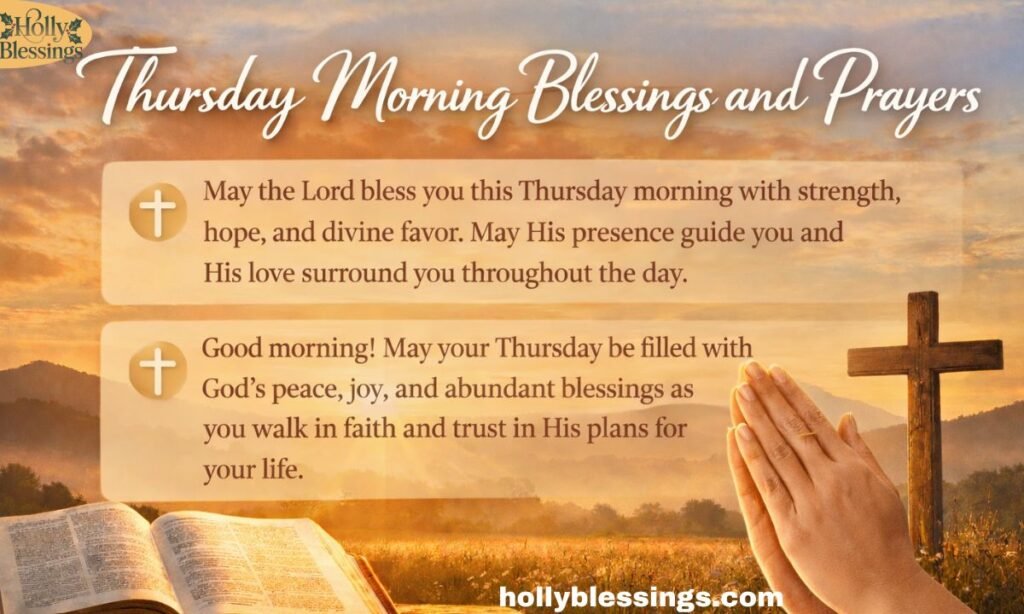 Thursday Morning Blessings and Prayers
