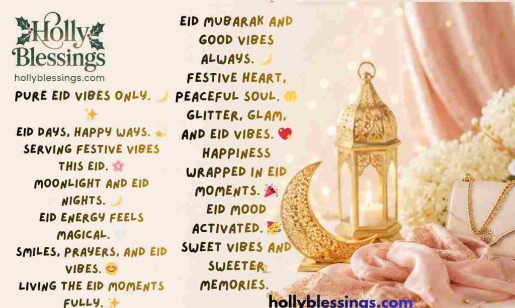 100 Eid Mubarak Captions and Quotes