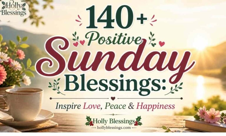 140+ Positive Sunday Blessings: Inspire Love, Peace & Happiness