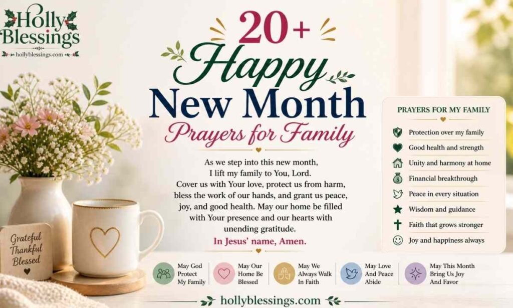 20+ Happy New Month Prayers for Family