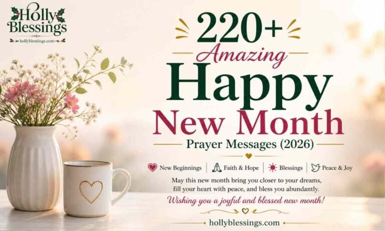 220+ Amazing Happy New Month Prayer Messages (2026)