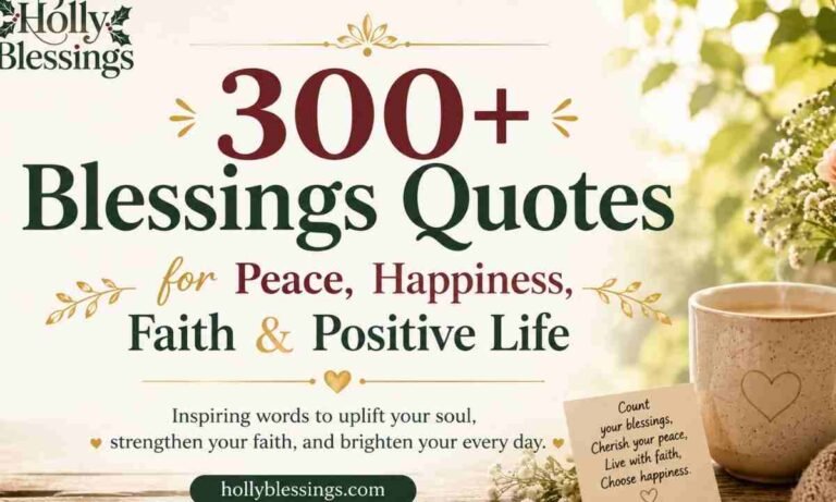 300+ Blessings Quotes for Peace, Happiness, Faith & Positive Life