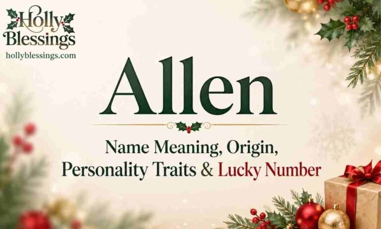 Allen Name Meaning