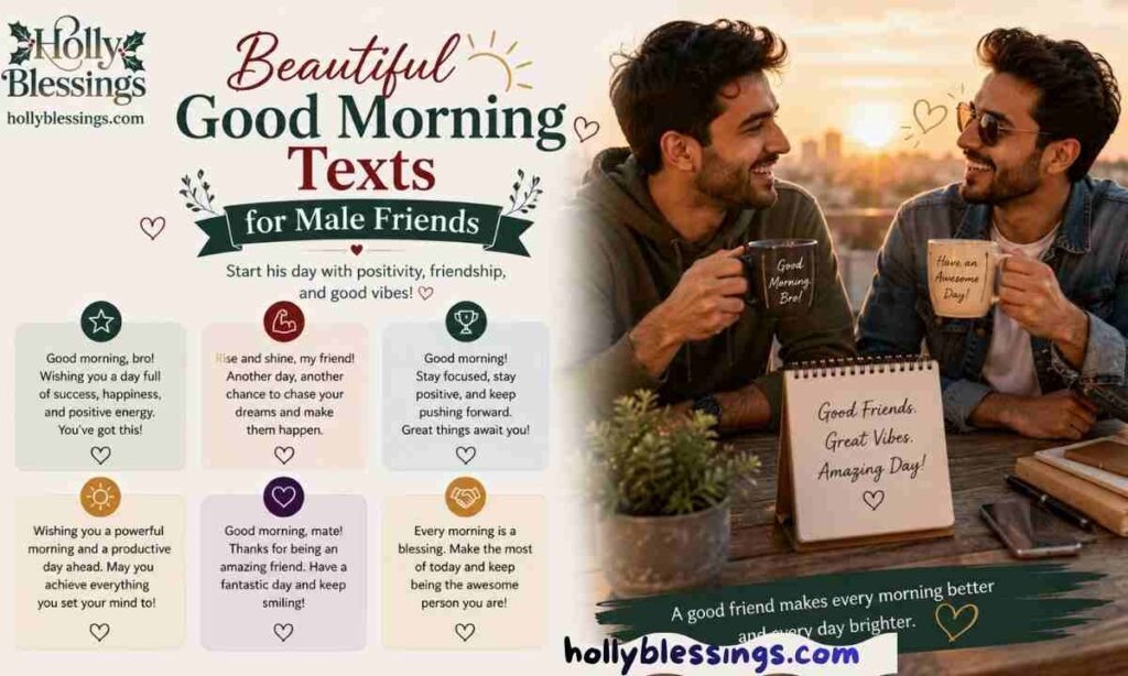 Beautiful Good Morning Texts for Male Friends