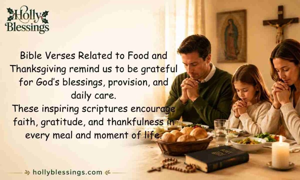 Bible Verses Related to Food and Thanksgiving