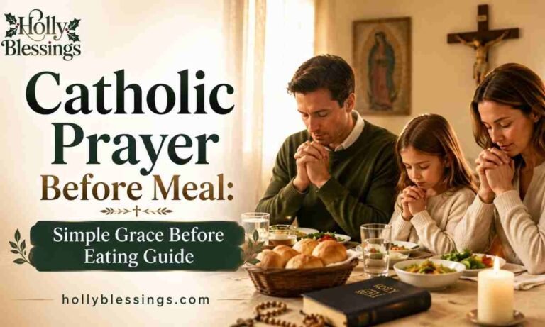 Catholic Prayer Before Meal