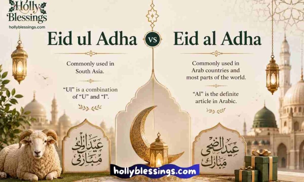Eid ul Adha and Eid al Adha