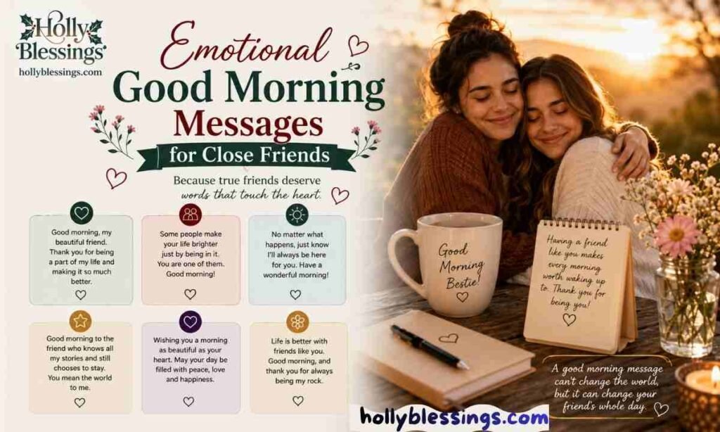 Emotional Good Morning Messages for Close Friends