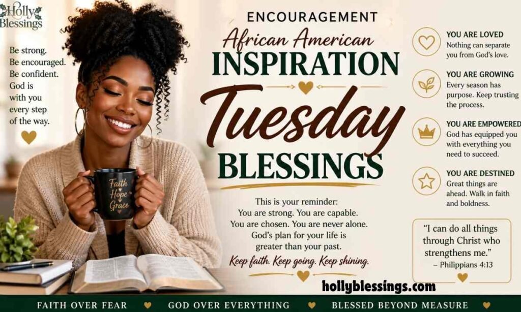 Encouragement African American Inspiration Tuesday Blessings