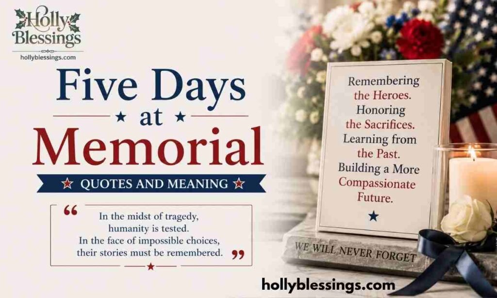 Five Days at Memorial Quotes and Meaning