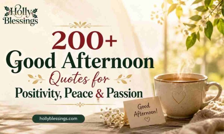 Good Afternoon Quotes