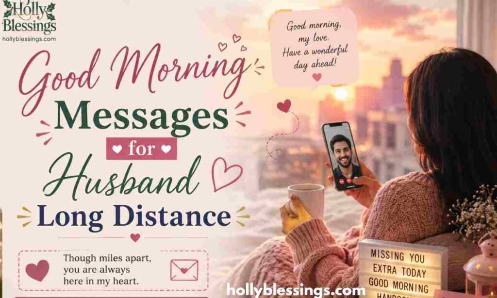 Good Morning Messages for Husband Long Distance