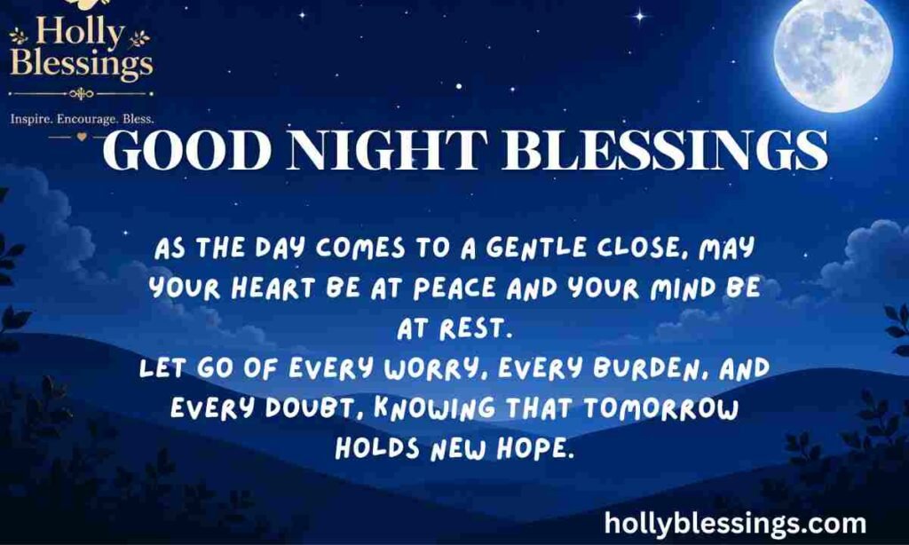 Good Night Blessings