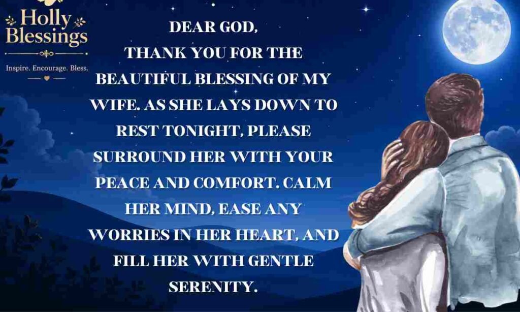 Good Night Prayer for My Wife: