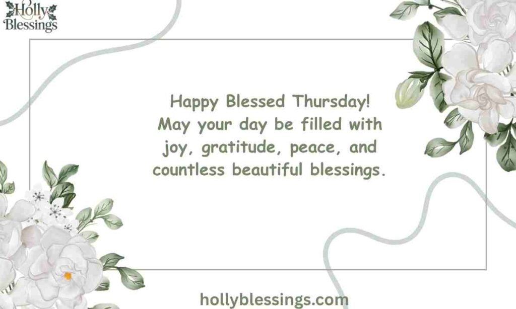 Happy Blessed Thursday Wishes and Greetings