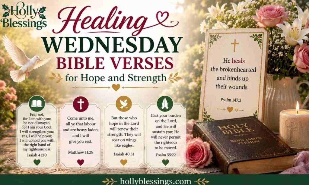 Healing Wednesday Bible Verses for Hope and Strength
