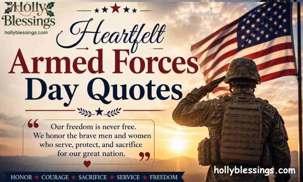 Heartfelt Armed Forces Day Quotes
