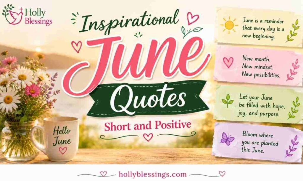Inspirational June Quotes — Short and Positive