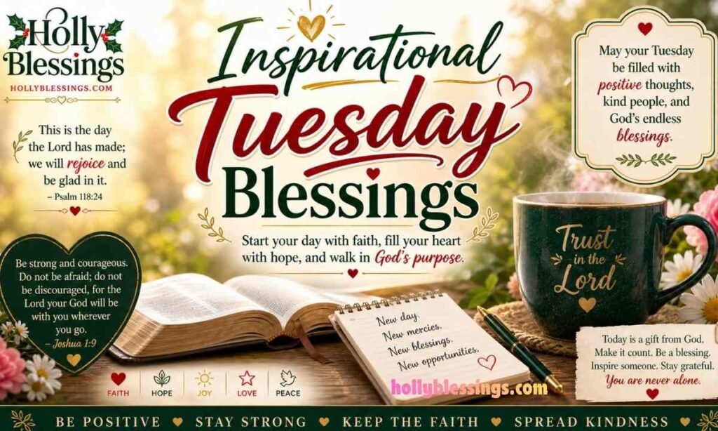 Inspirational Tuesday Blessings