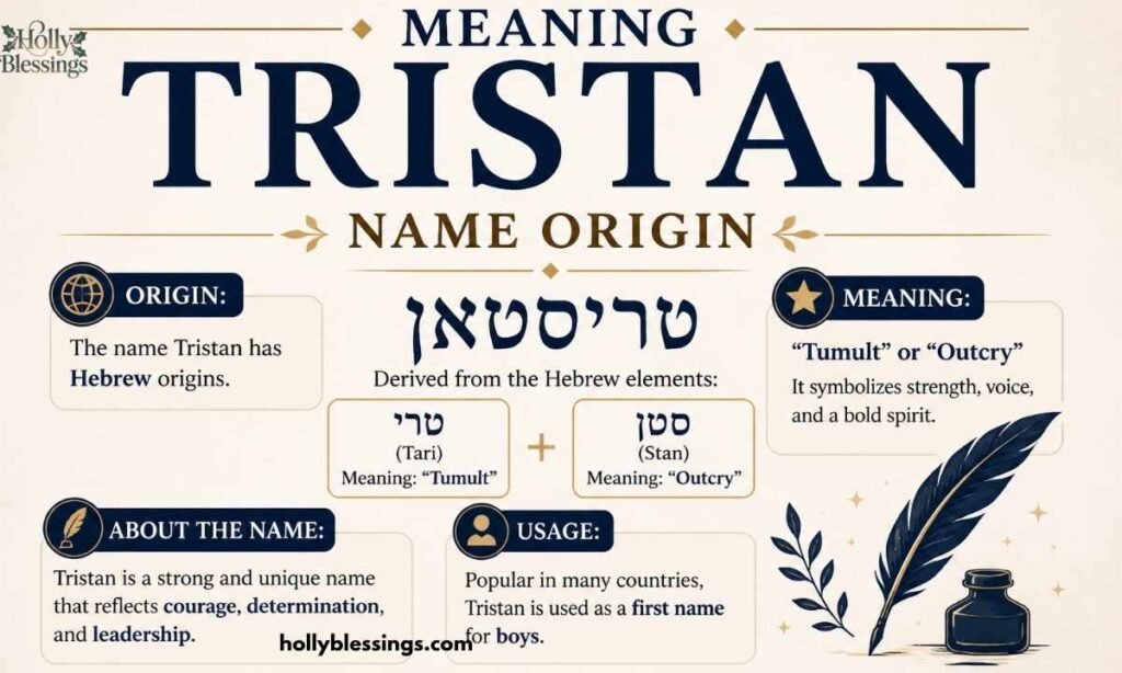 Meaning Tristan Name Origin