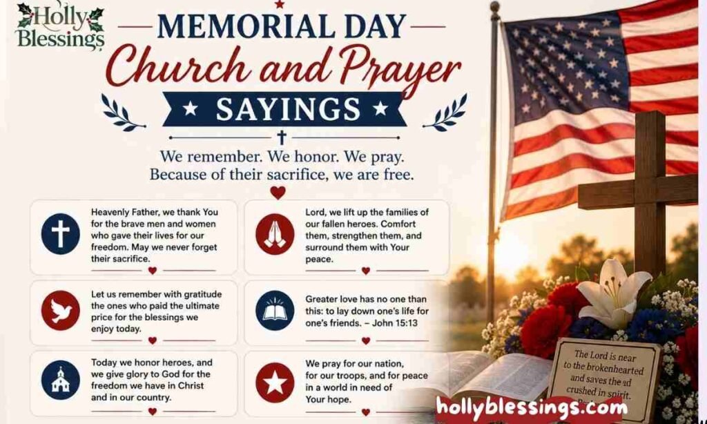 Memorial Day Church and Prayer Sayings