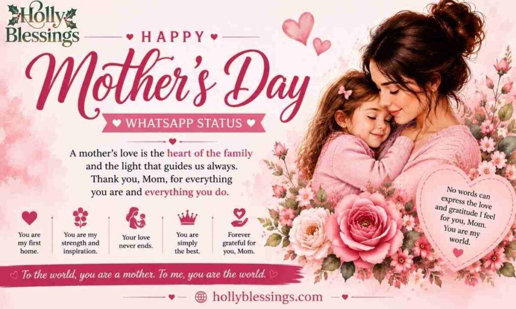 Mother's Day WhatsApp Status