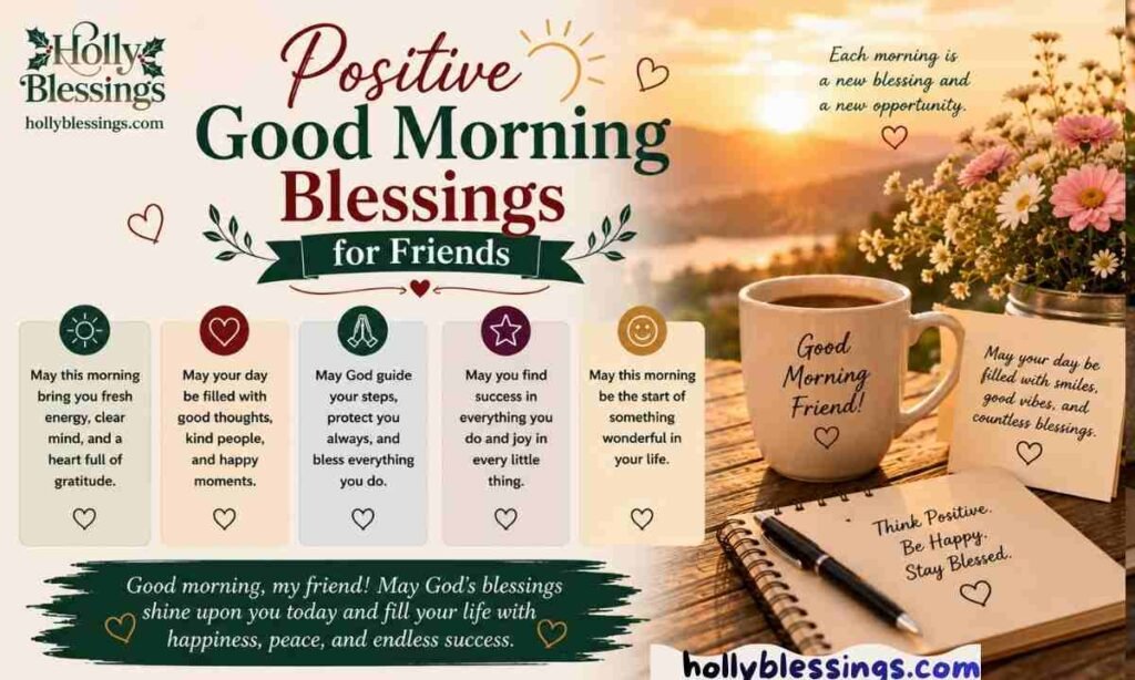 Positive Good Morning Blessings for Friends