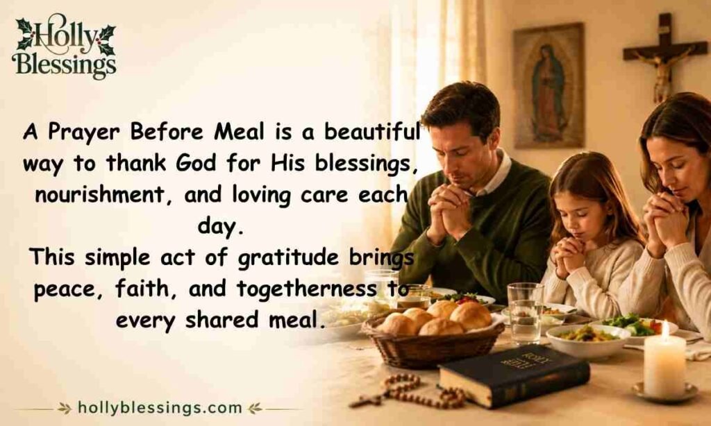 Prayer Before Meal