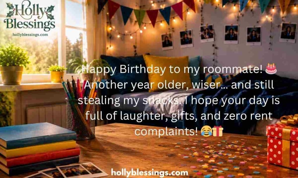 Short Birthday Wishes for Roommate