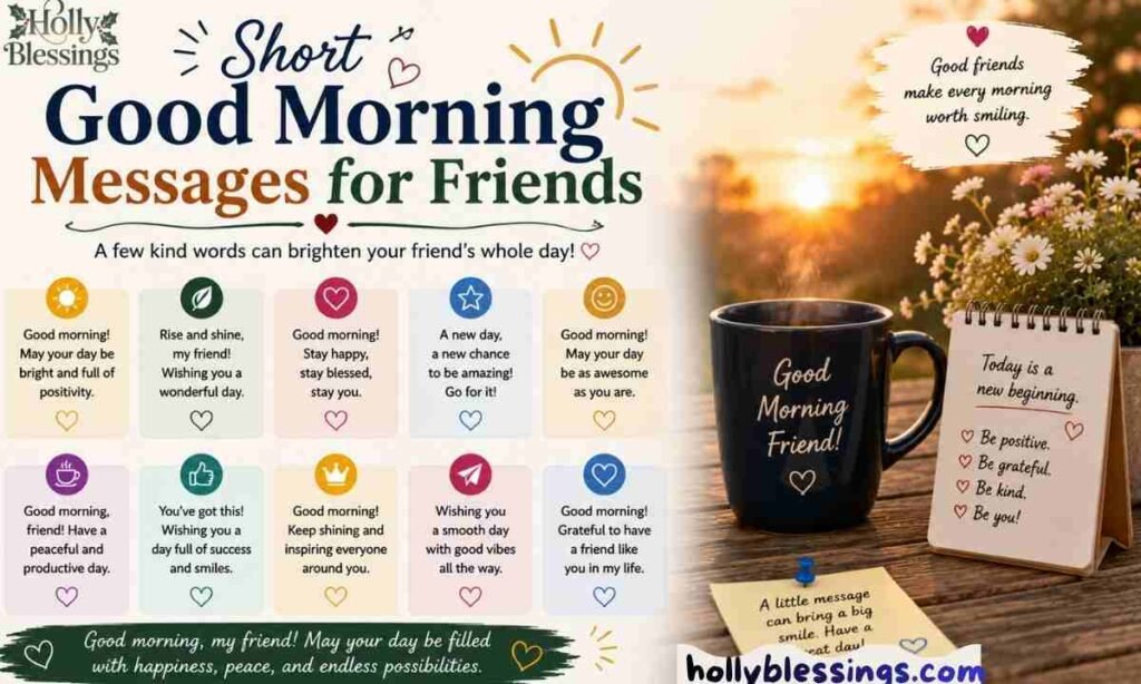 Short Good Morning Messages for Friends