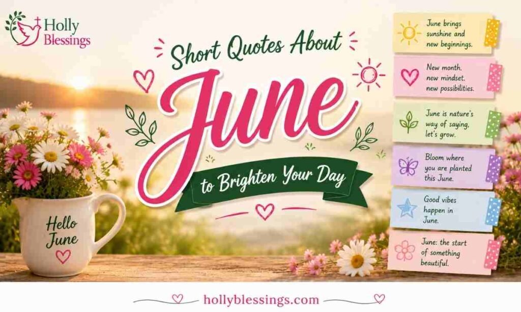 Short Quotes About June to Brighten Your Day