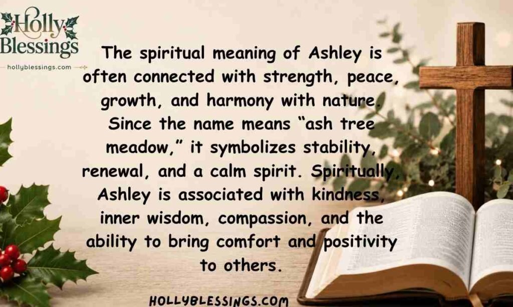 Spiritual Meaning of Ashley