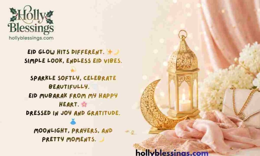 Stunning Eid Ul Fitr Captions for Instagram for Girl Simple