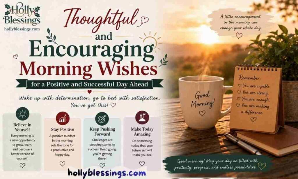 Thoughtful and Encouraging Morning Wishes