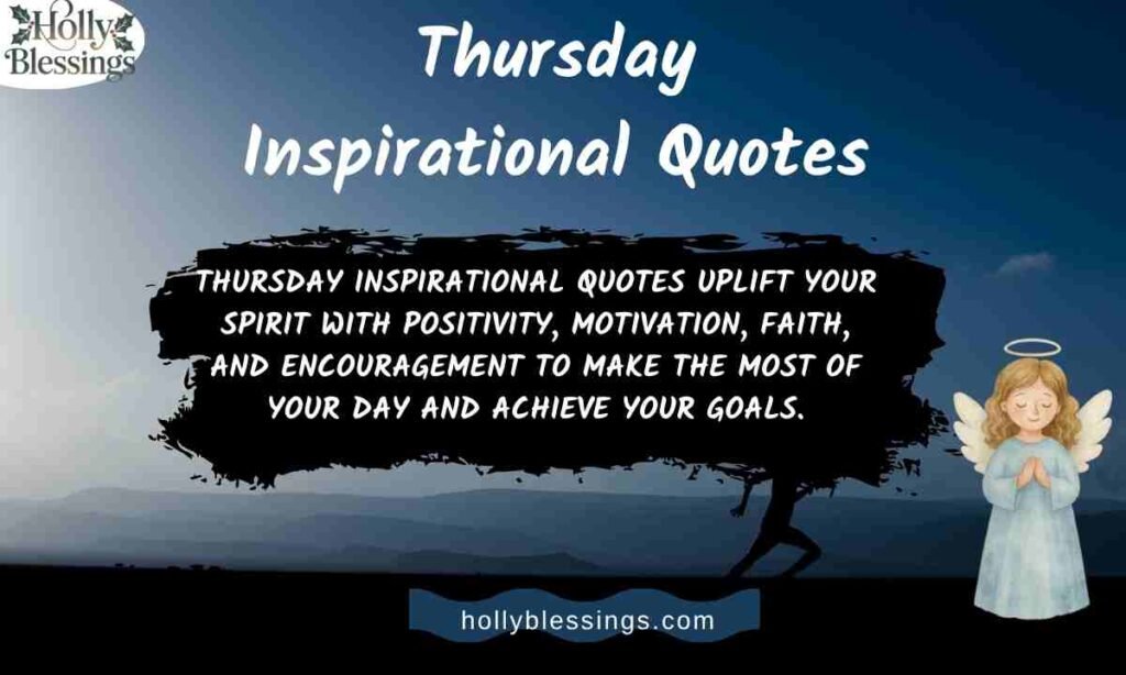 Thursday Inspirational Quotes