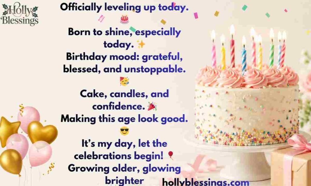 Trending Birthday Captions