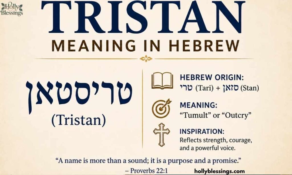 Tristan Meaning in Hebrew